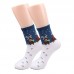 5 Pairs Of Socks Christmas Crew Theme Socks Sports Fitness Slimming Outdoor Sock Warm Breathable Socks